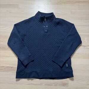Eddie Bauer Quilted Sweater Size Large Mens